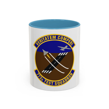 773 Test Squadron AFMC (U.S. Air Force) Accent Coffee Mug