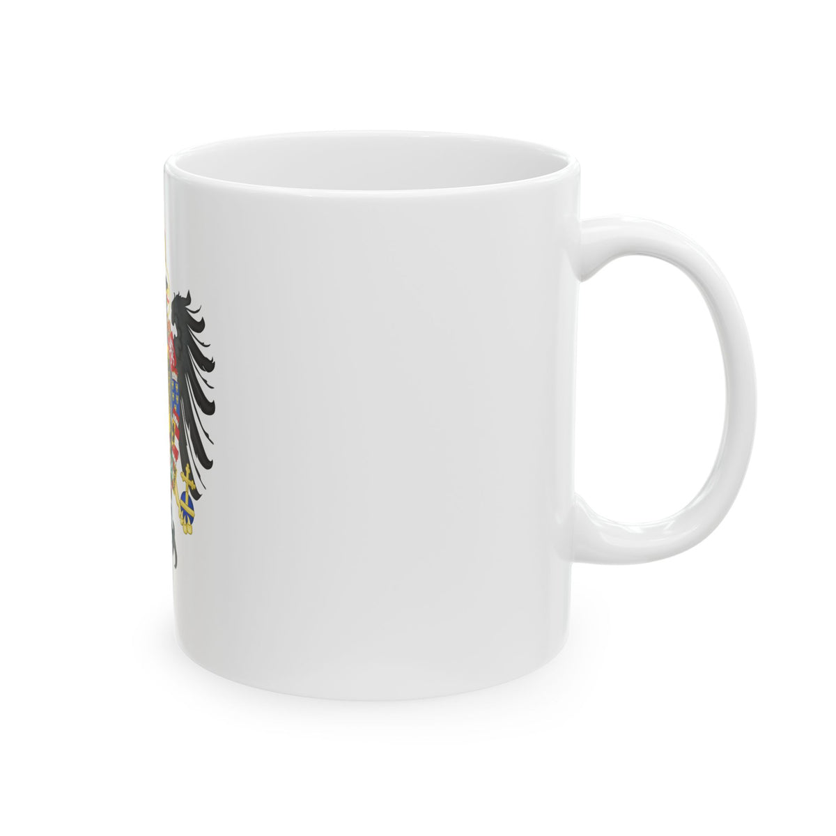 Middle Coat of Arms of Francis II, Holy Roman Emperor (1804-1806) - White Coffee Mug