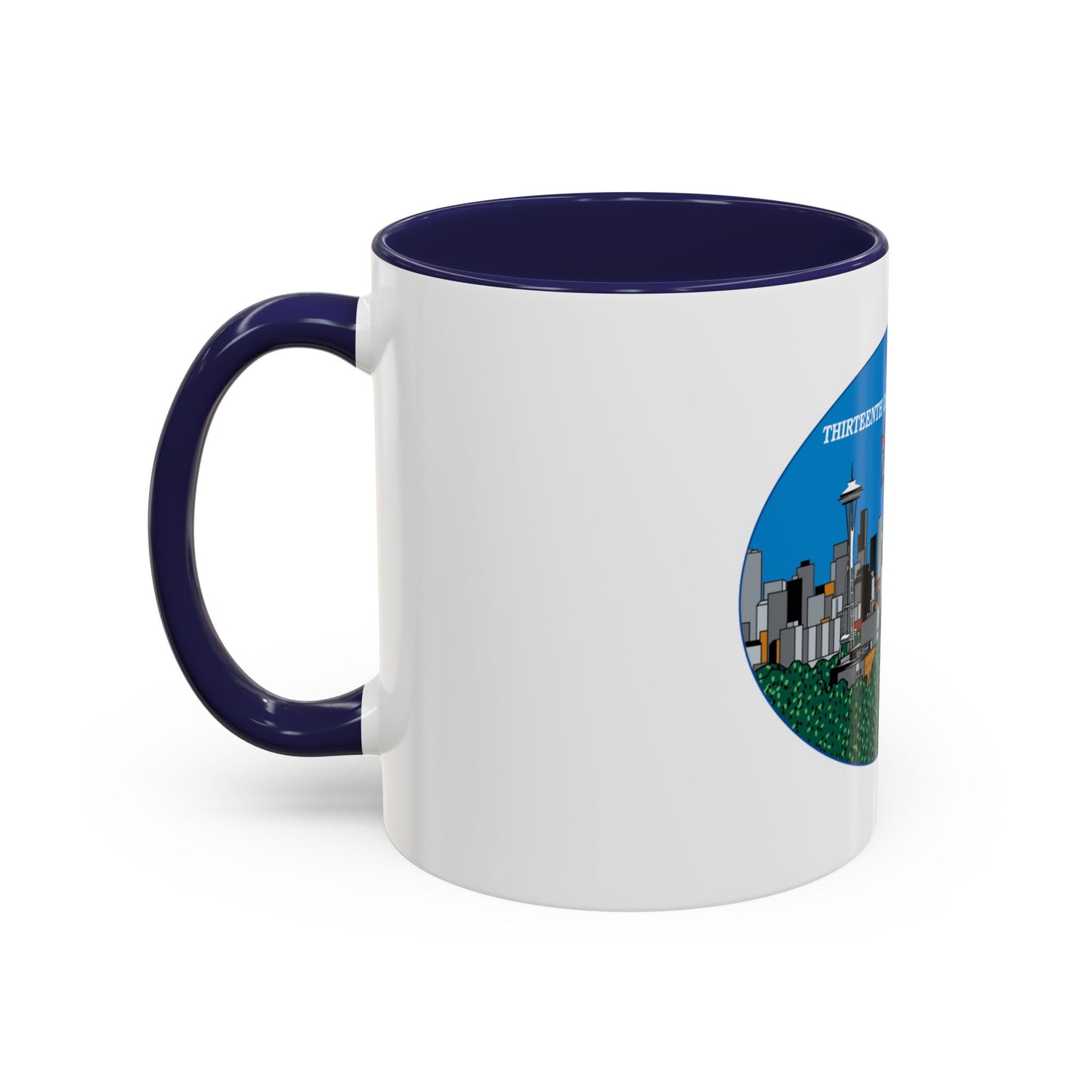 13th CG District Pacific Northwest (U.S. Coast Guard) Accent Coffee Mug