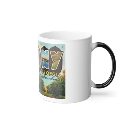 Greeting card from Albany Georgia (Greeting Postcards) Color Changing Mug 11oz