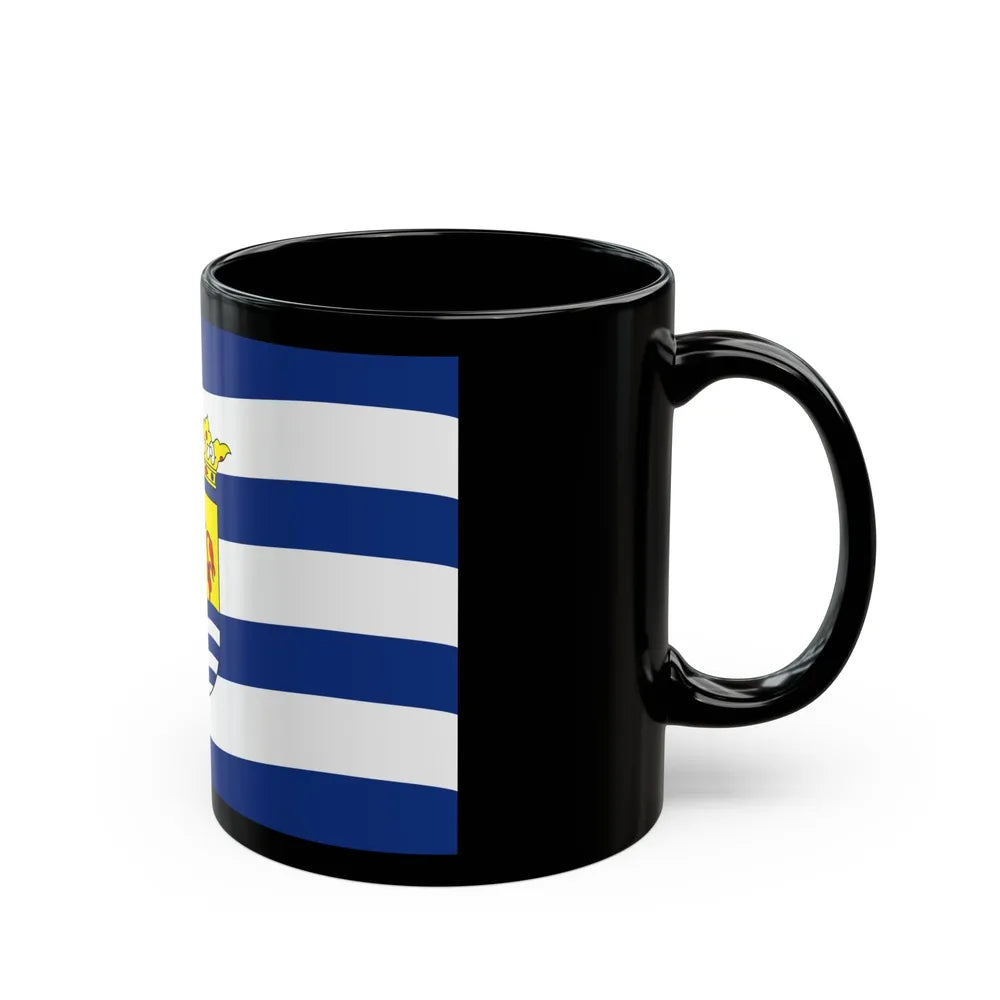 Flag of Zeeland Netherlands - Black Coffee Mug-Go Mug Yourself