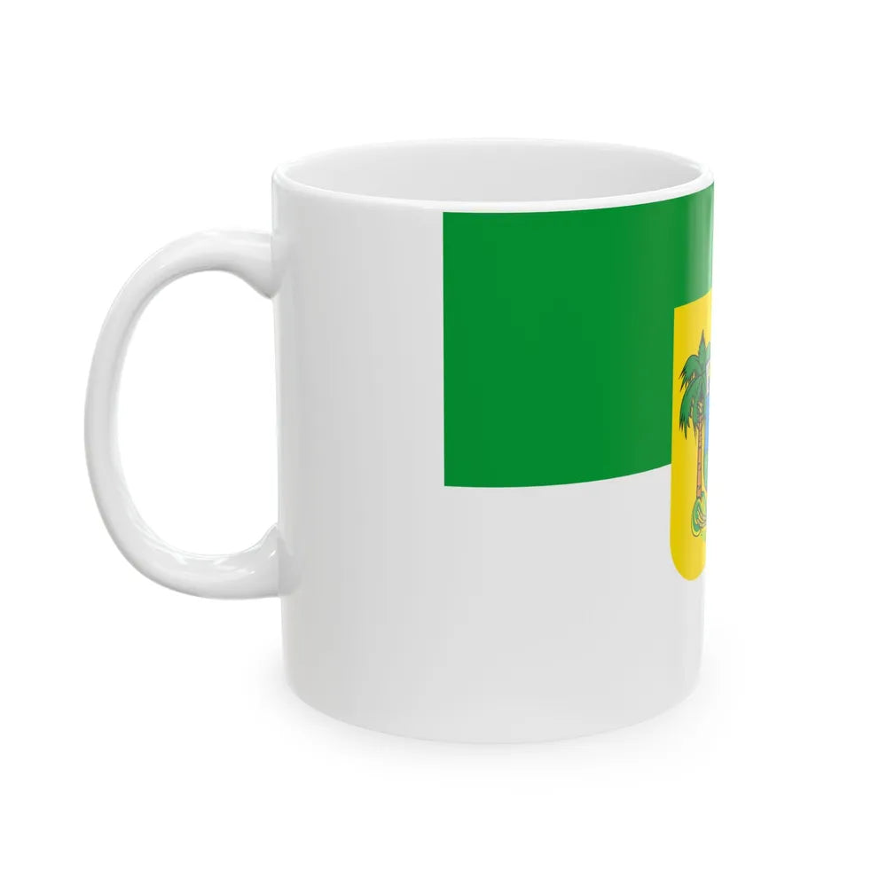 Flag of Rio Grande do Norte Brazil - White Coffee Mug-Go Mug Yourself