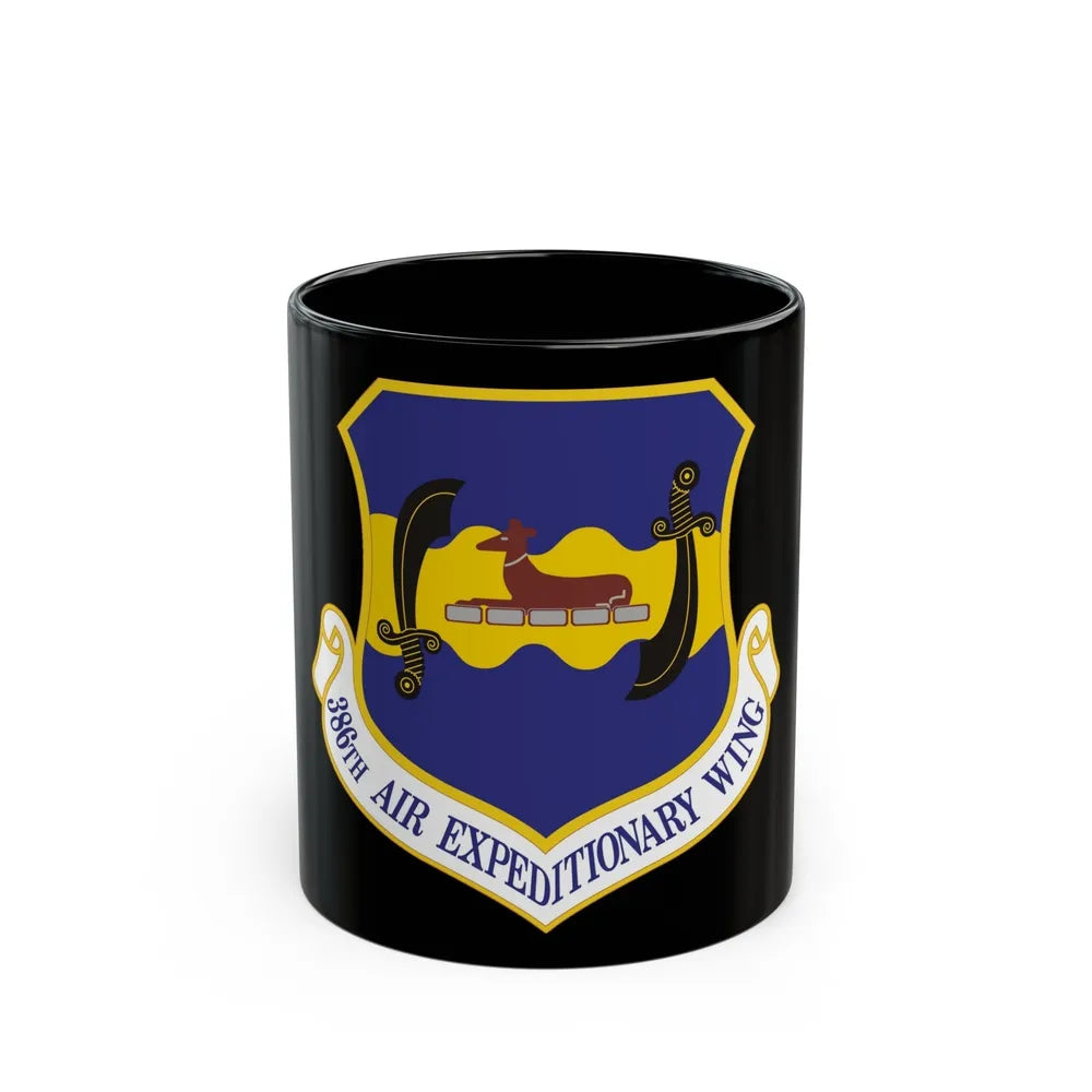 386th Air Expeditionary Wing (U.S. Air Force) Black Coffee Mug-11oz-Go Mug Yourself