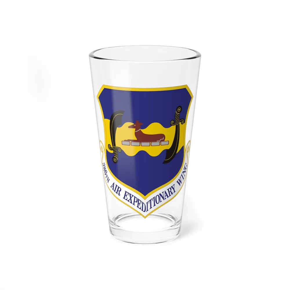 386th Air Expeditionary Wing (U.S. Air Force) Pint Glass 16oz-16oz-Go Mug Yourself