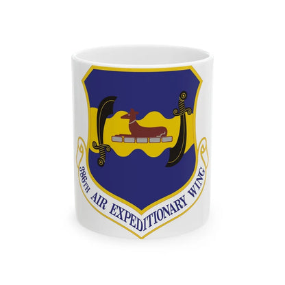 386th Air Expeditionary Wing (U.S. Air Force) White Coffee Mug-11oz-Go Mug Yourself