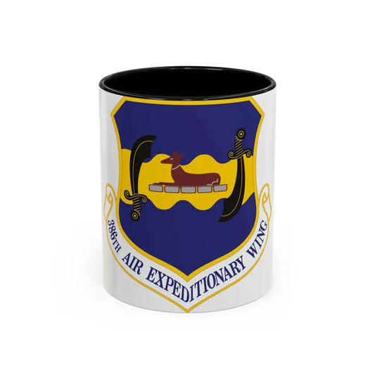 386th Air Expeditionary Wing (U.S. Air Force) Accent Coffee Mug 11oz Black - Go Mug Yourself