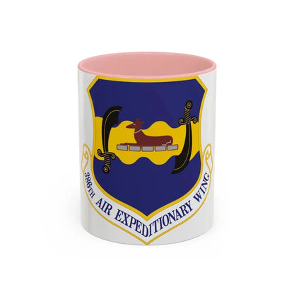 386th Air Expeditionary Wing (U.S. Air Force) Accent Coffee Mug 11oz Pink - Go Mug Yourself