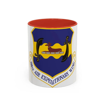 386th Air Expeditionary Wing (U.S. Air Force) Accent Coffee Mug 11oz Red - Go Mug Yourself