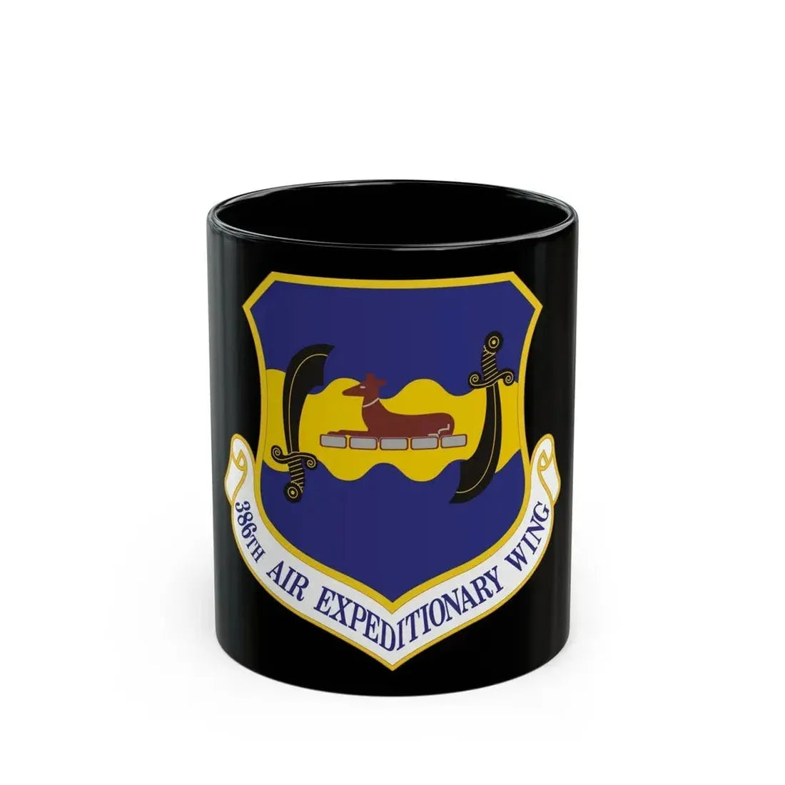 386th Air Expeditionary Wing (U.S. Air Force) Black Coffee Mug 11oz - Go Mug Yourself