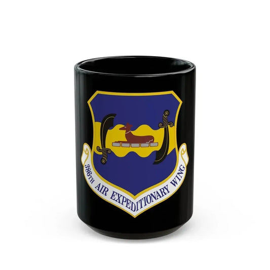 386th Air Expeditionary Wing (U.S. Air Force) Black Coffee Mug 15oz - Go Mug Yourself