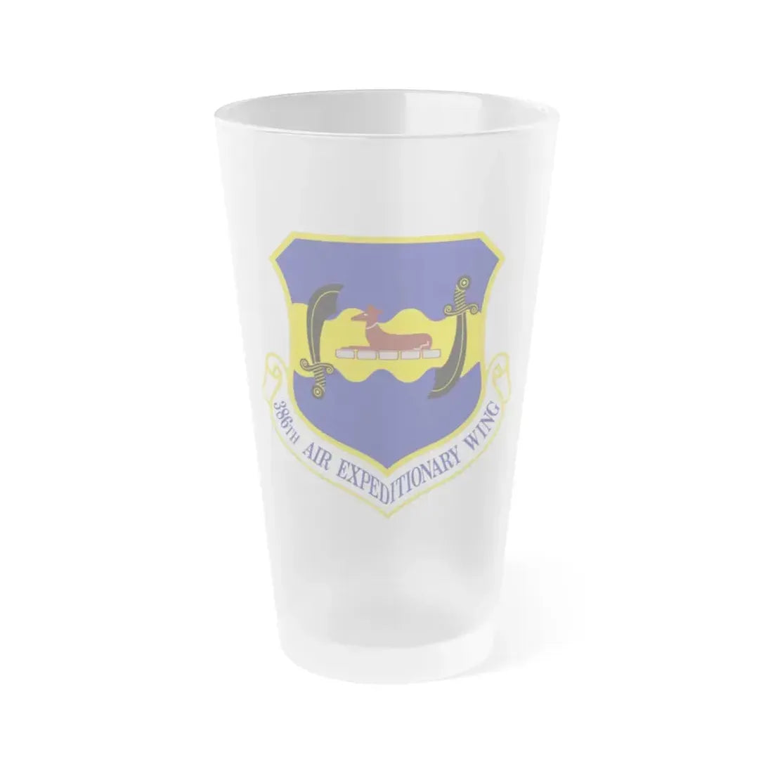386th Air Expeditionary Wing (U.S. Air Force) Frosted Pint Glass 16oz Default Title - Go Mug Yourself