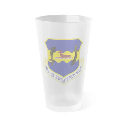 386th Air Expeditionary Wing (U.S. Air Force) Frosted Pint Glass 16oz Default Title - Go Mug Yourself