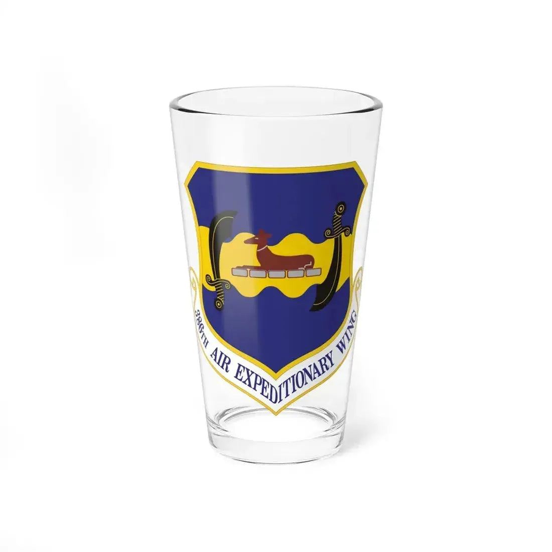 386th Air Expeditionary Wing (U.S. Air Force) Pint Glass 16oz 16oz - Go Mug Yourself