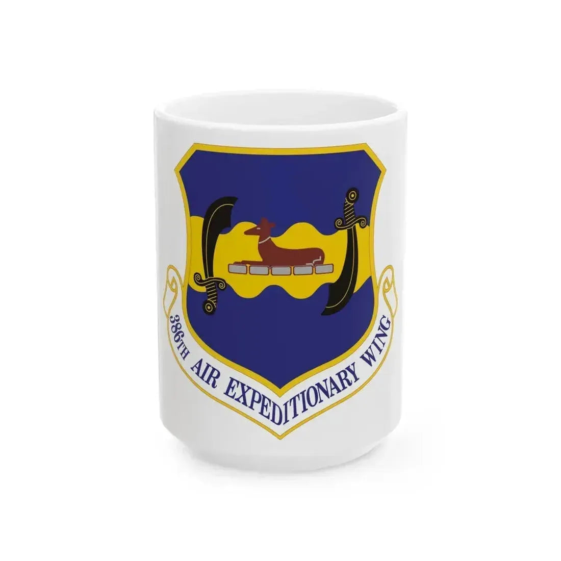 386th Air Expeditionary Wing (U.S. Air Force) White Coffee Mug 15oz - Go Mug Yourself