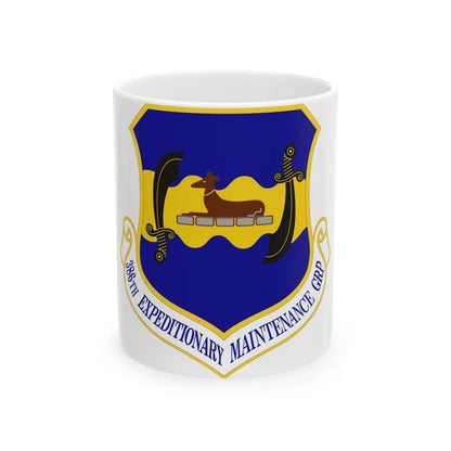 386th Expeditionary Maintenance Group (U.S. Air Force) White Coffee Mug-11oz-Go Mug Yourself