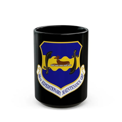 386th Expeditionary Maintenance Group (U.S. Air Force) Black Coffee Mug 15oz - Go Mug Yourself