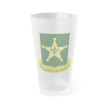 387 Military Police Battalion (U.S. Army) Frosted Pint Glass 16oz-Go Mug Yourself