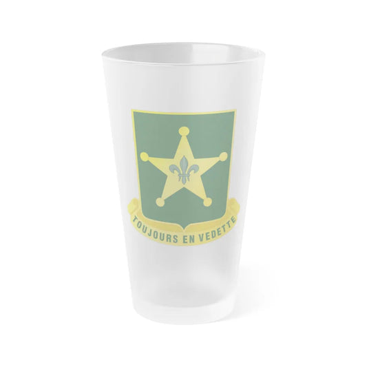 387 Military Police Battalion (U.S. Army) Frosted Pint Glass 16oz-Go Mug Yourself