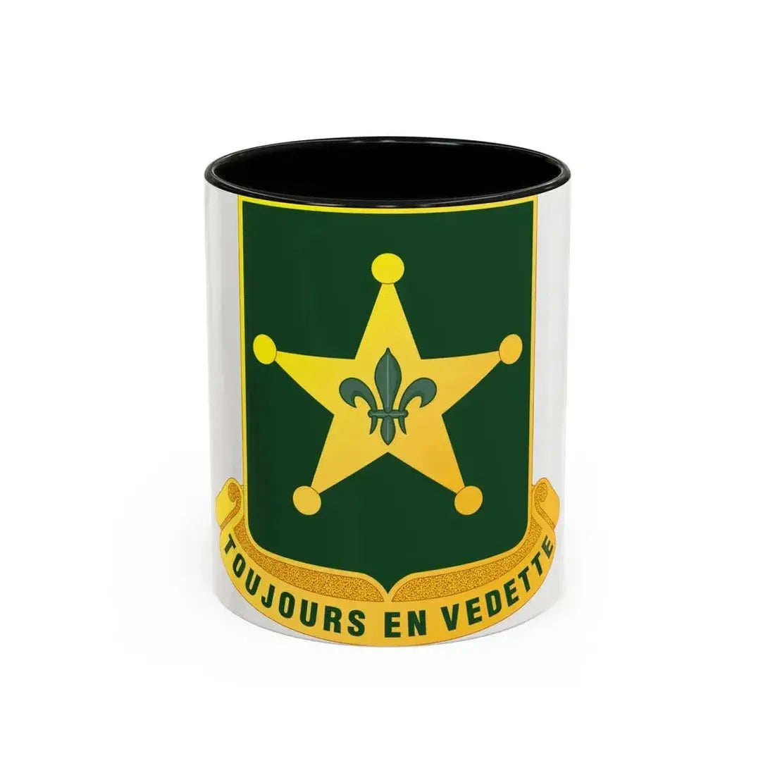 387 Military Police Battalion (U.S. Army) Accent Coffee Mug 11oz Black - Go Mug Yourself