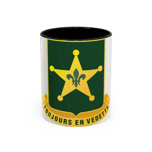 387 Military Police Battalion (U.S. Army) Accent Coffee Mug 11oz Black - Go Mug Yourself