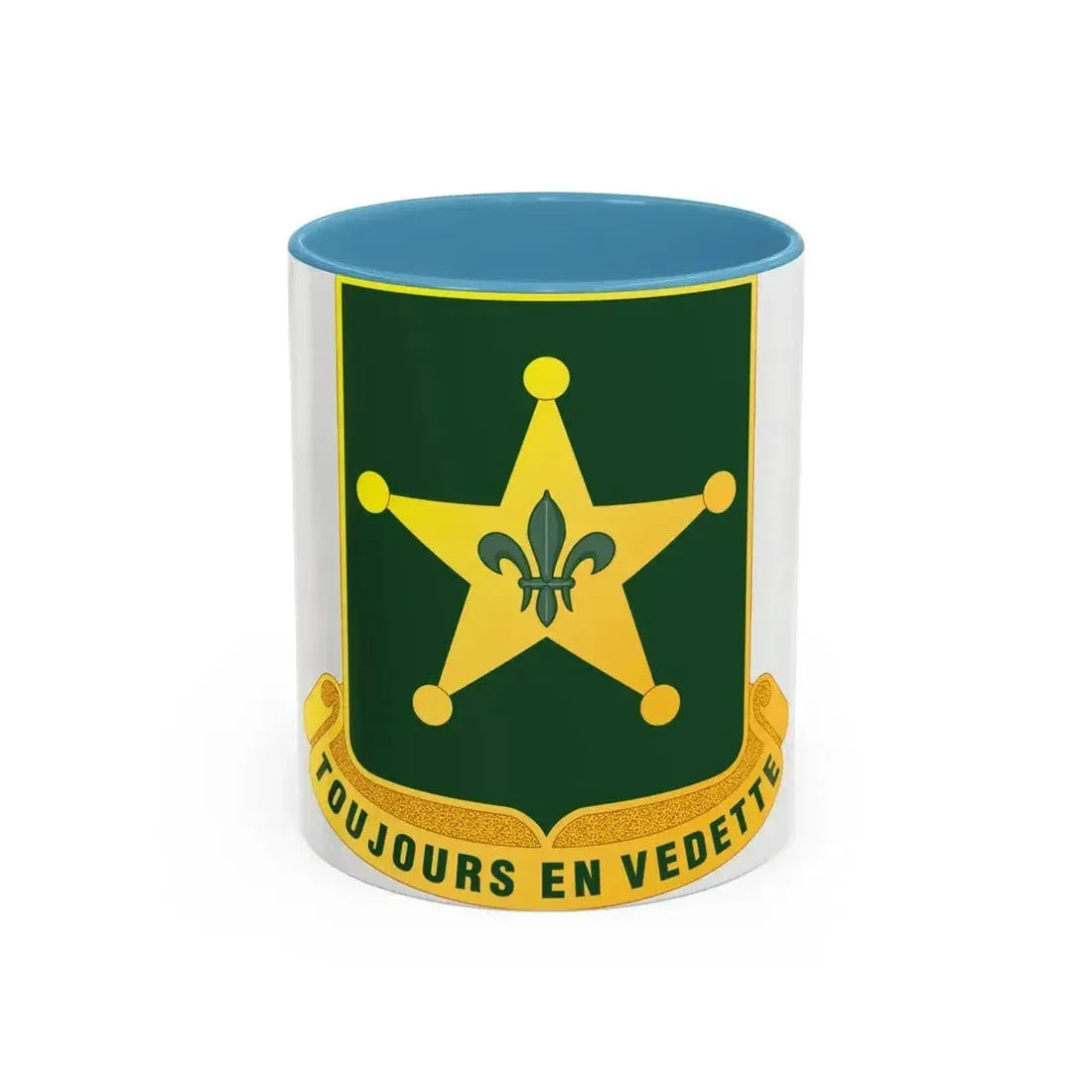 387 Military Police Battalion (U.S. Army) Accent Coffee Mug 11oz Light Blue - Go Mug Yourself