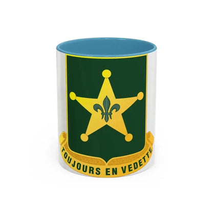 387 Military Police Battalion (U.S. Army) Accent Coffee Mug 11oz Light Blue - Go Mug Yourself