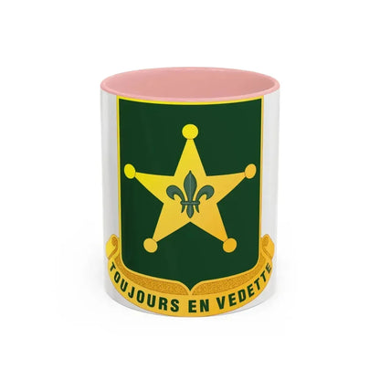 387 Military Police Battalion (U.S. Army) Accent Coffee Mug 11oz Pink - Go Mug Yourself