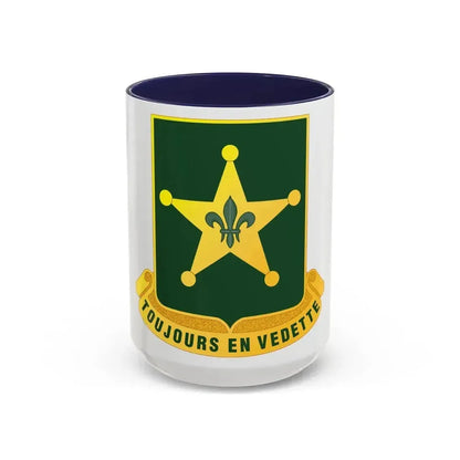 387 Military Police Battalion (U.S. Army) Accent Coffee Mug 15oz Navy - Go Mug Yourself