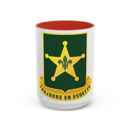 387 Military Police Battalion (U.S. Army) Accent Coffee Mug 15oz Red - Go Mug Yourself