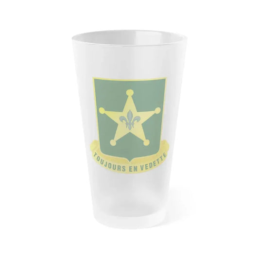 387 Military Police Battalion (U.S. Army) Frosted Pint Glass 16oz Default Title - Go Mug Yourself