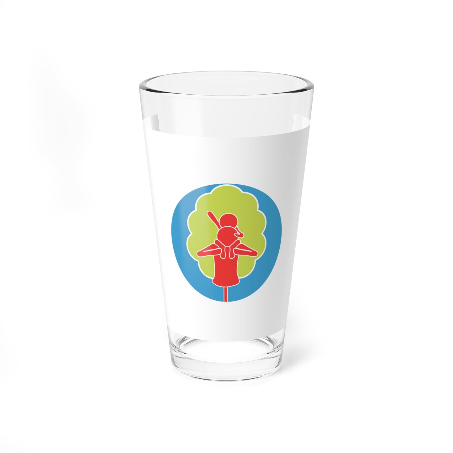 Flag of Shiroishi Ward Sapporo Hokkaido (Japan) Pint Glass 16oz