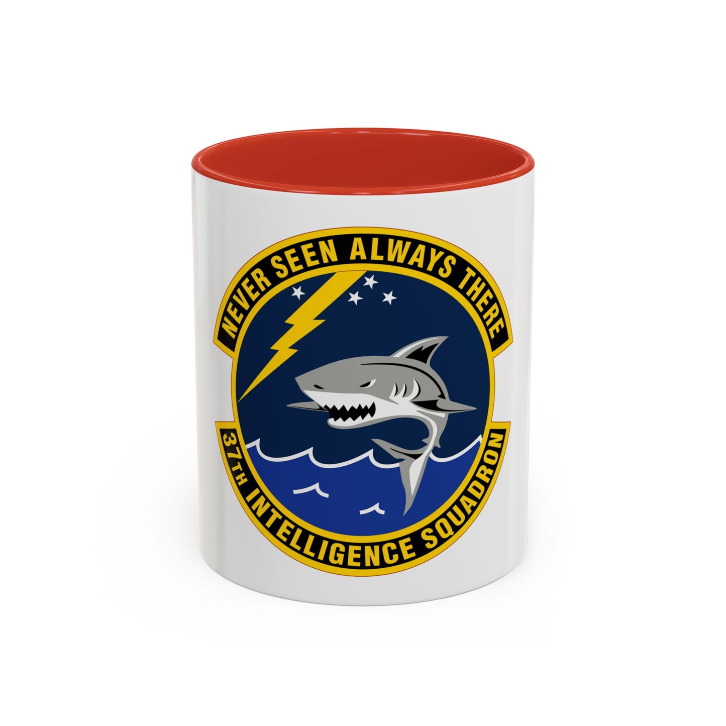 37 Intelligence Squadron ACC (U.S. Air Force) Accent Coffee Mug