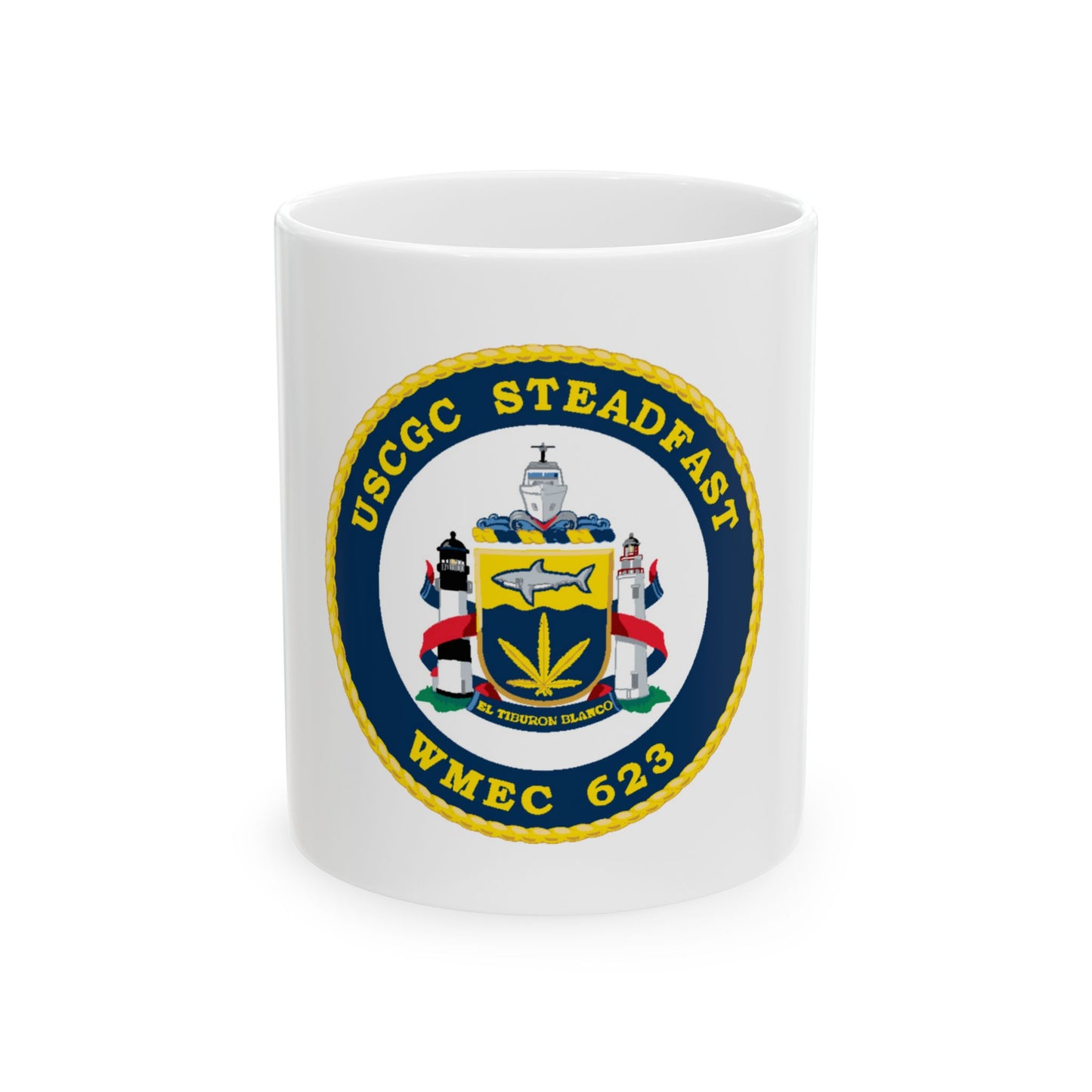 USCGC Steadfast WMEC 623 (U.S. Coast Guard) White Coffee Mug