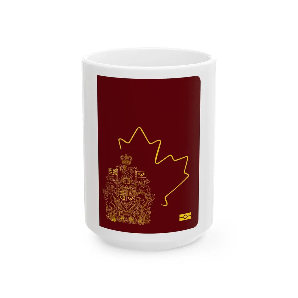 Canadian Diplomatic Passport - White Coffee Mug-15oz-Go Mug Yourself