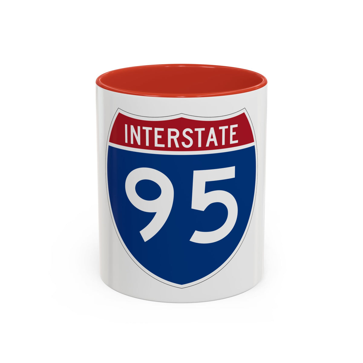 Interstate 95 (U.S. Highways) Accent Coffee Mug