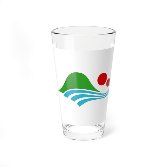 Flag of Nanbu Aomori (Japan) Pint Glass 16oz