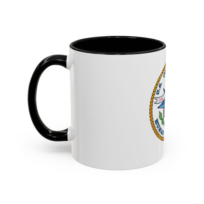 USCG Human Resources (U.S. Coast Guard) Accent Coffee Mug
