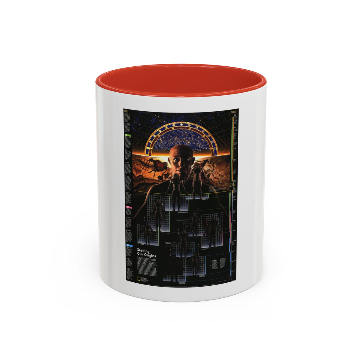 Seeking Our Origins (1997) (Map) Accent Coffee Mug