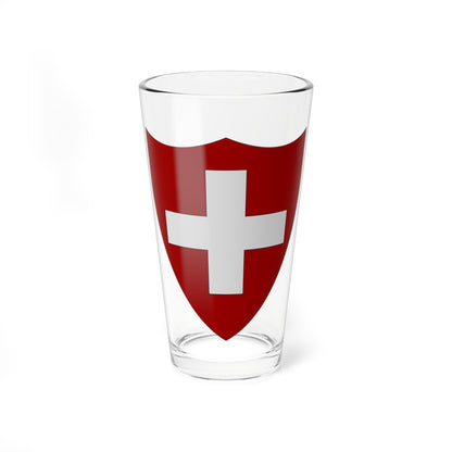 Ecu-suisse (Switzerland) (Coat of Arms) Pint Glass 16oz