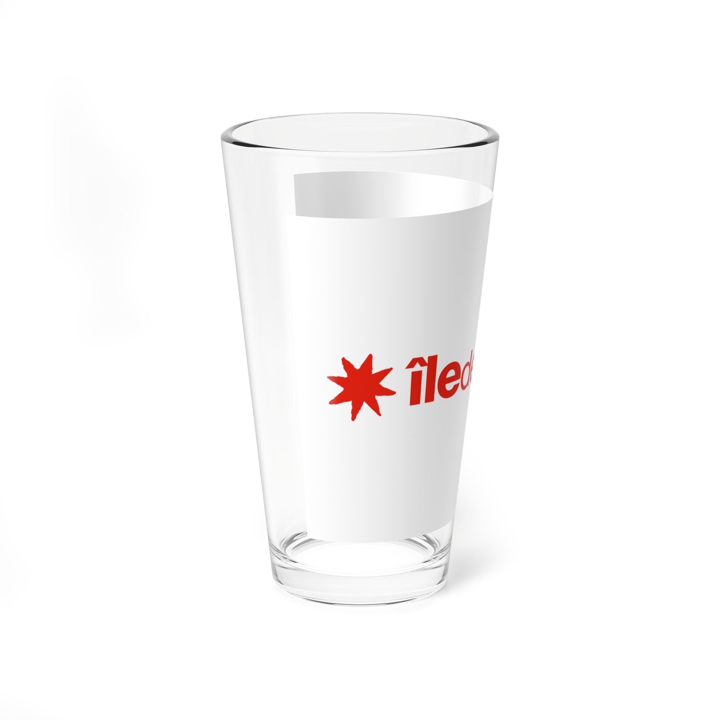 Flag of the Ile-de-France Region (France) Pint Glass 16oz