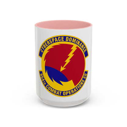854 Combat Operations Squadron AFRC (U.S. Air Force) Accent Coffee Mug