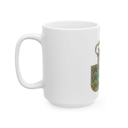 Coat of arms of the County of Greenland - White Coffee Mug