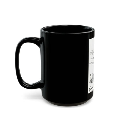 Germaine Monteil, 1963 - Black Coffee Mug-Go Mug Yourself