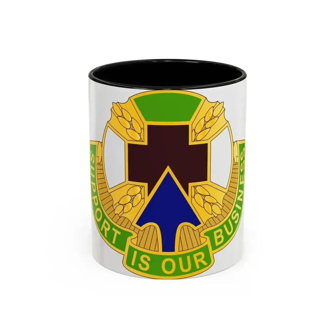 388 Medical Battalion (U.S. Army) Accent Coffee Mug 11oz Black - Go Mug Yourself