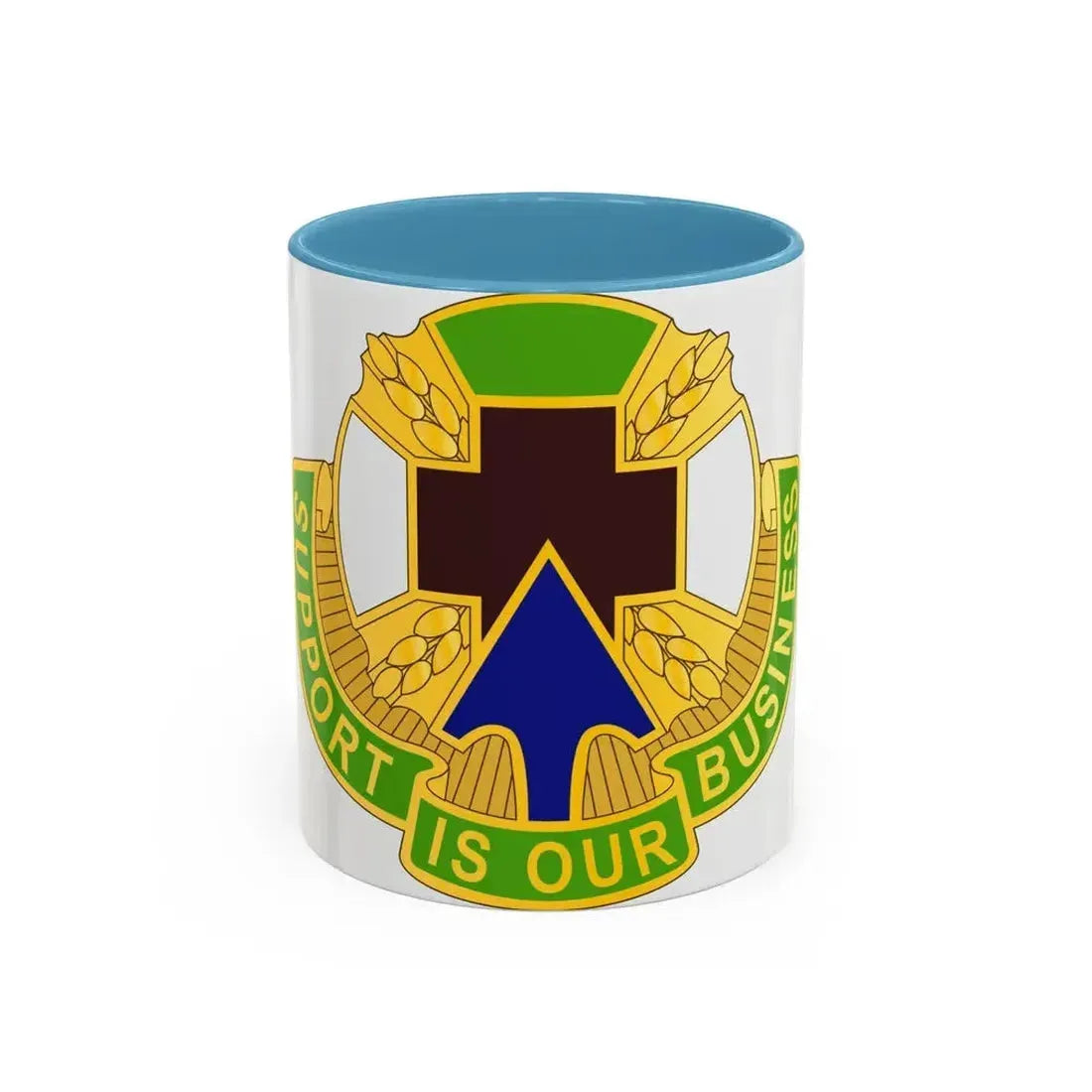 388 Medical Battalion (U.S. Army) Accent Coffee Mug 11oz Light Blue - Go Mug Yourself