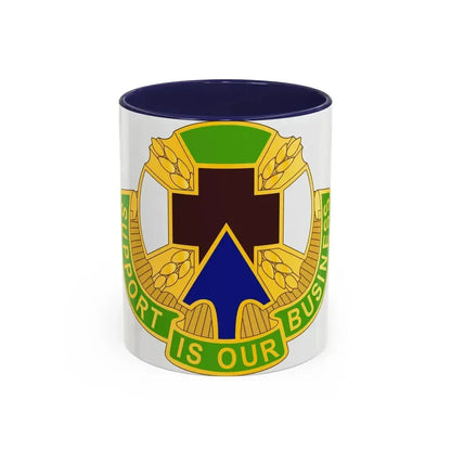 388 Medical Battalion (U.S. Army) Accent Coffee Mug 11oz Navy - Go Mug Yourself