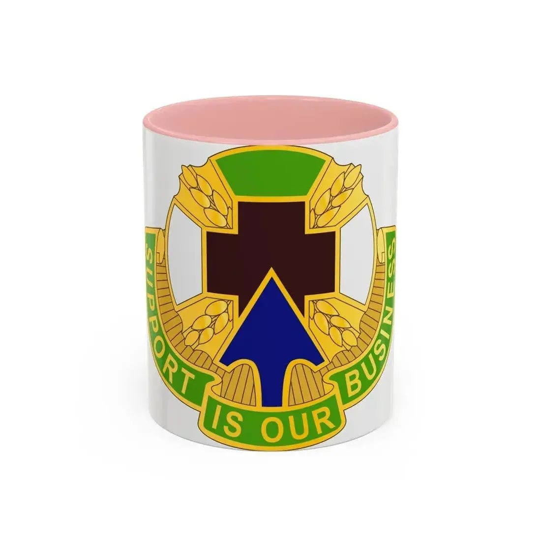 388 Medical Battalion (U.S. Army) Accent Coffee Mug 11oz Pink - Go Mug Yourself