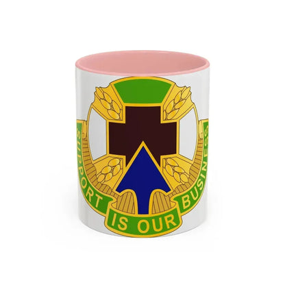 388 Medical Battalion (U.S. Army) Accent Coffee Mug 11oz Pink - Go Mug Yourself