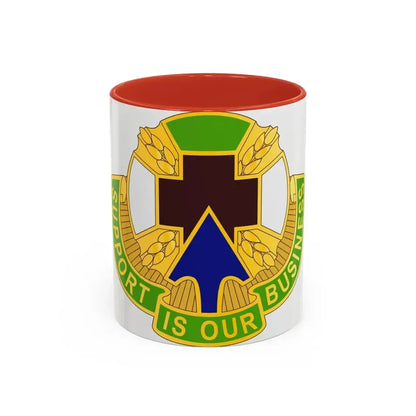 388 Medical Battalion (U.S. Army) Accent Coffee Mug 11oz Red - Go Mug Yourself