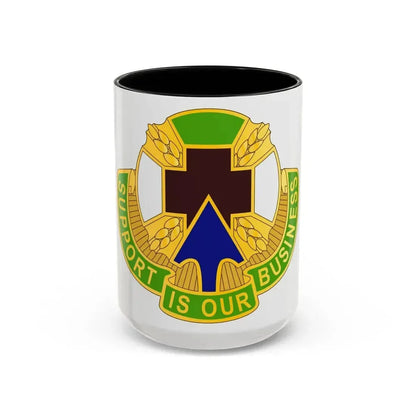 388 Medical Battalion (U.S. Army) Accent Coffee Mug 15oz Black - Go Mug Yourself